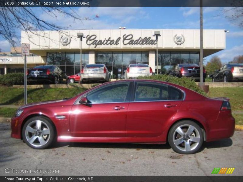 Sport Red Metallic / Onyx 2009 Pontiac G8 GT