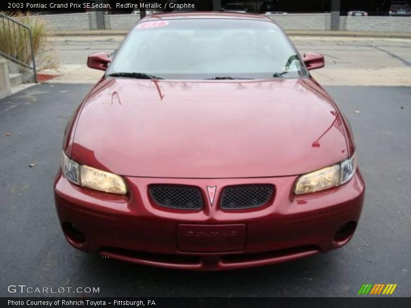 Redfire Metallic / Graphite 2003 Pontiac Grand Prix SE Sedan