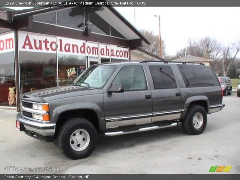 Medium Charcoal Gray Metallic / Gray 1999 Chevrolet Suburban K1500 LT 4x4