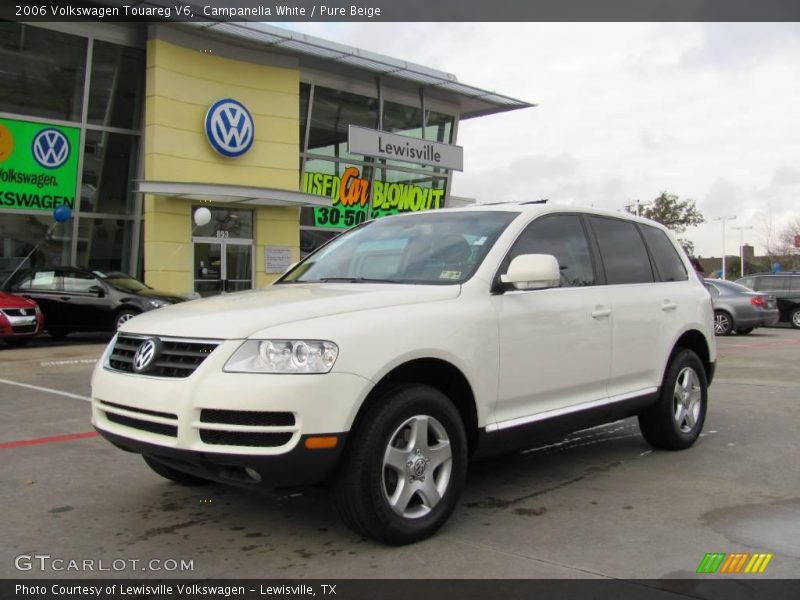 Campanella White / Pure Beige 2006 Volkswagen Touareg V6
