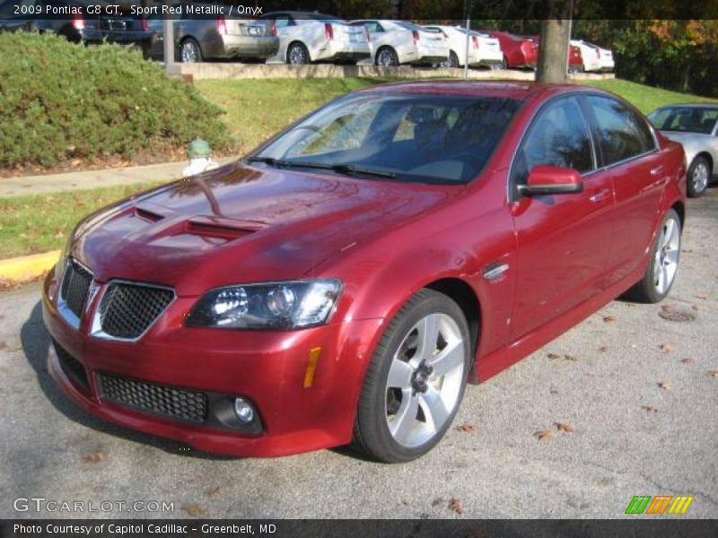 Sport Red Metallic / Onyx 2009 Pontiac G8 GT