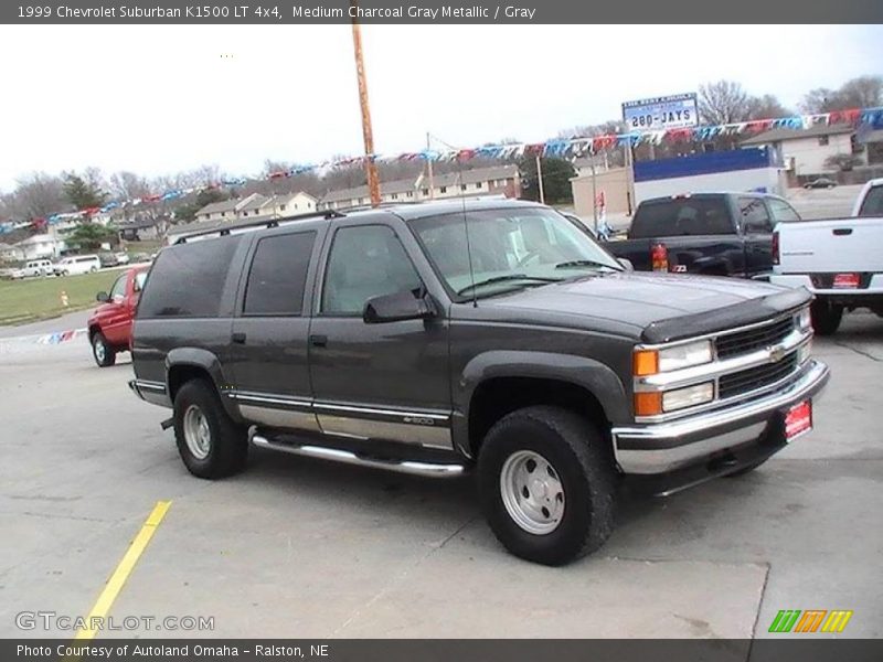 Medium Charcoal Gray Metallic / Gray 1999 Chevrolet Suburban K1500 LT 4x4