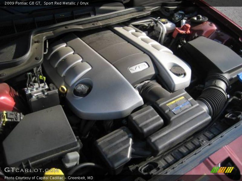 Sport Red Metallic / Onyx 2009 Pontiac G8 GT