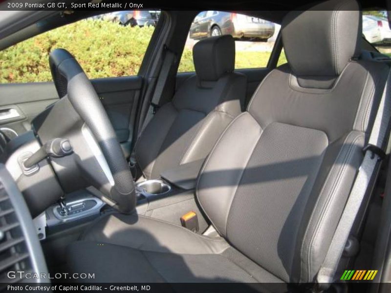 Sport Red Metallic / Onyx 2009 Pontiac G8 GT