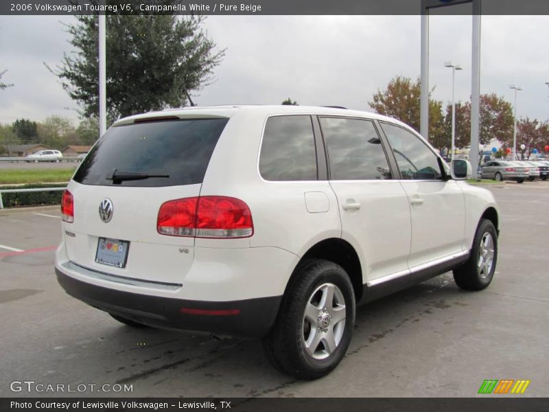 Campanella White / Pure Beige 2006 Volkswagen Touareg V6