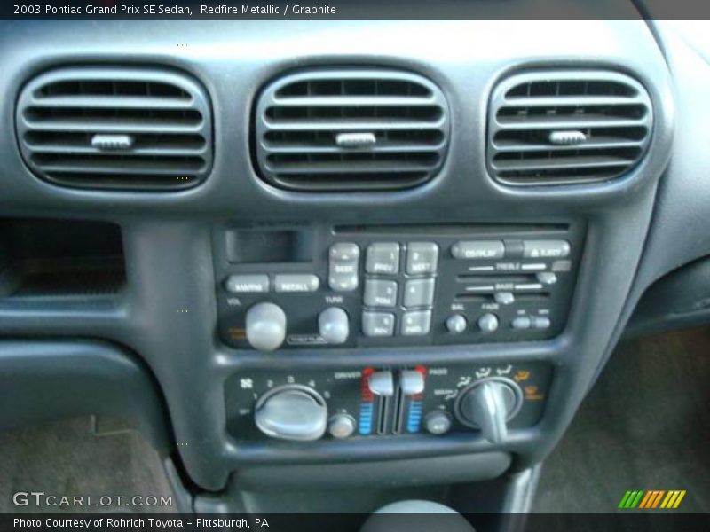 Redfire Metallic / Graphite 2003 Pontiac Grand Prix SE Sedan