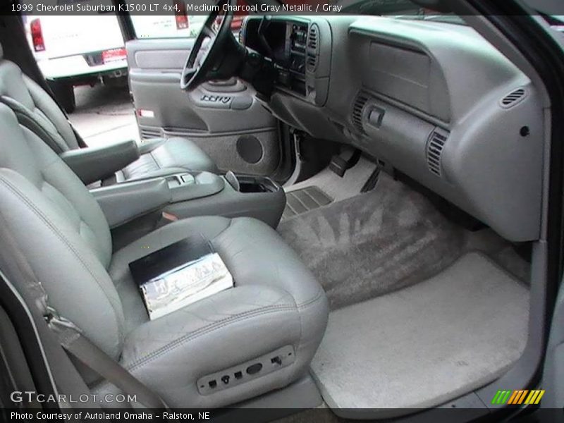 Medium Charcoal Gray Metallic / Gray 1999 Chevrolet Suburban K1500 LT 4x4