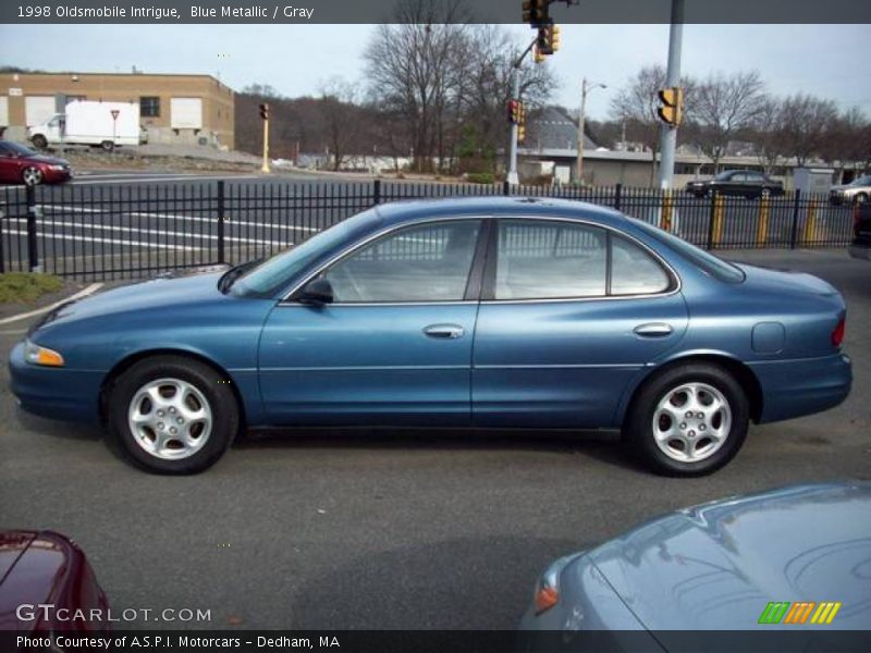 Blue Metallic / Gray 1998 Oldsmobile Intrigue