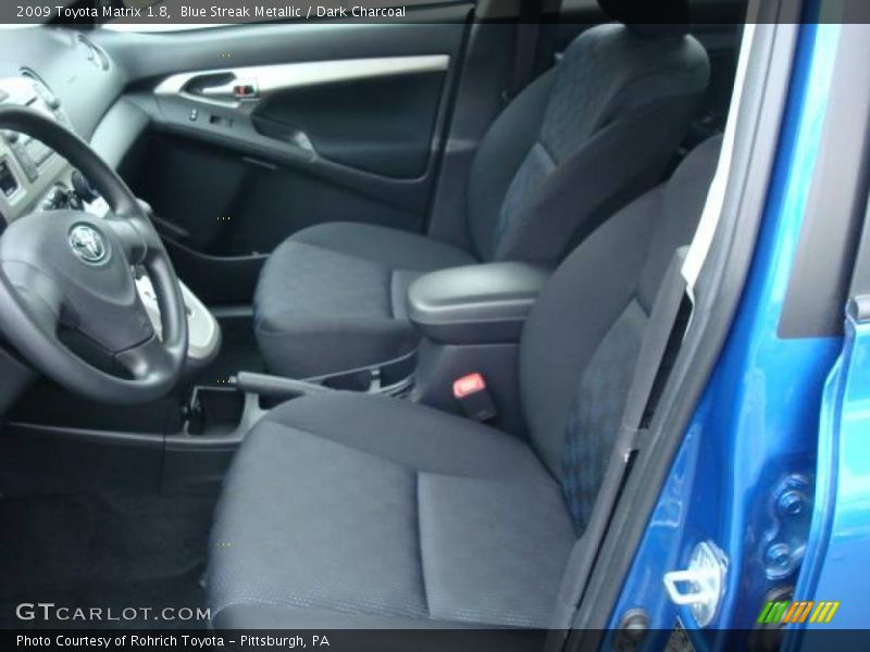 Blue Streak Metallic / Dark Charcoal 2009 Toyota Matrix 1.8