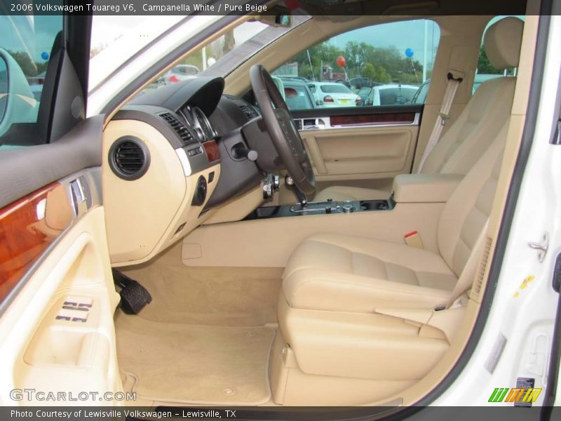 Campanella White / Pure Beige 2006 Volkswagen Touareg V6