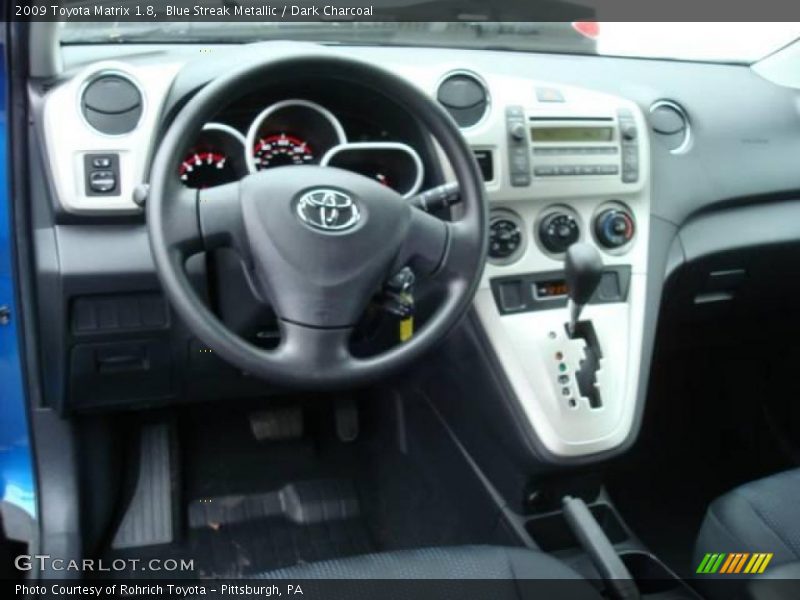 Blue Streak Metallic / Dark Charcoal 2009 Toyota Matrix 1.8