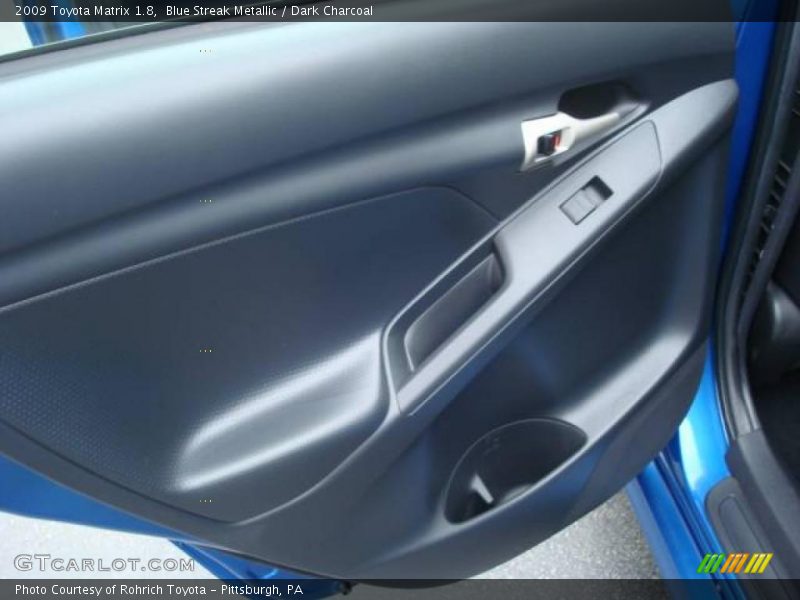 Blue Streak Metallic / Dark Charcoal 2009 Toyota Matrix 1.8