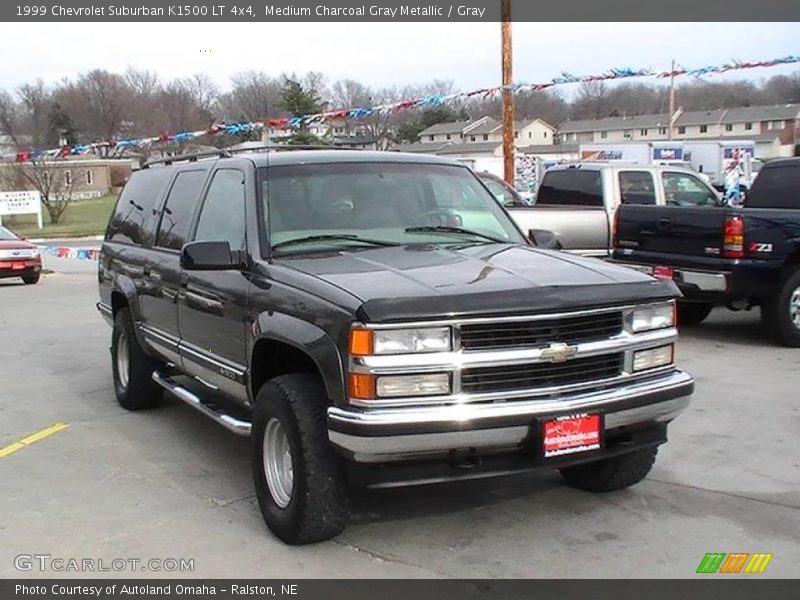 Medium Charcoal Gray Metallic / Gray 1999 Chevrolet Suburban K1500 LT 4x4