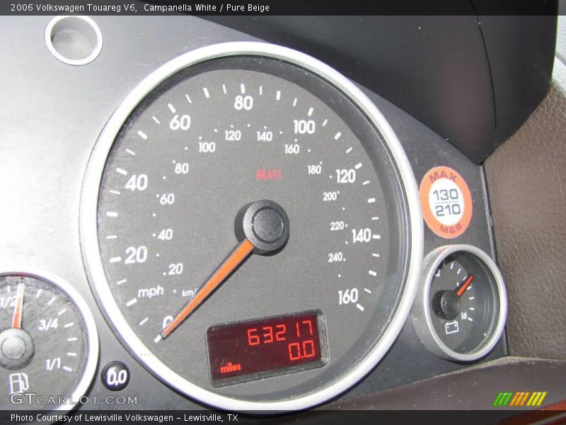Campanella White / Pure Beige 2006 Volkswagen Touareg V6