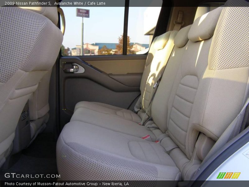 Avalanche White / Cafe Latte 2009 Nissan Pathfinder S