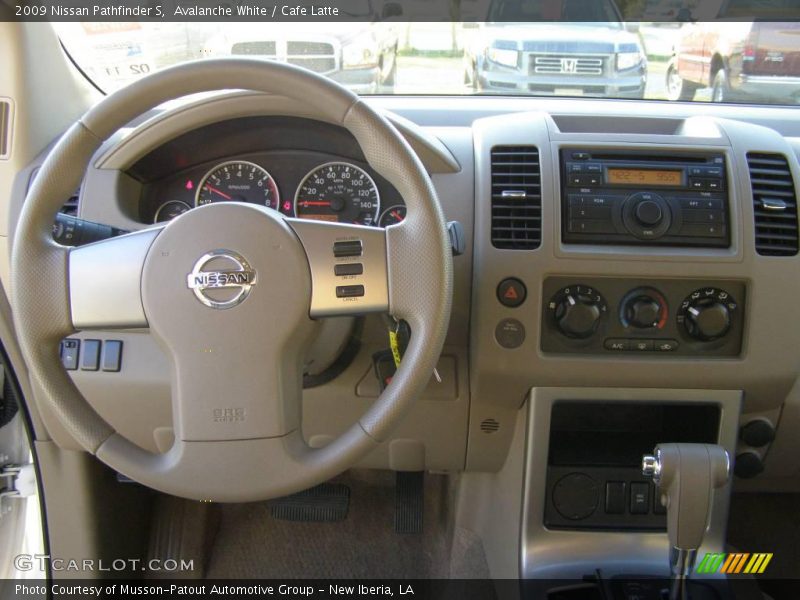 Avalanche White / Cafe Latte 2009 Nissan Pathfinder S