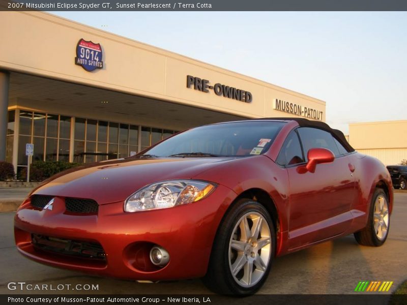 Sunset Pearlescent / Terra Cotta 2007 Mitsubishi Eclipse Spyder GT
