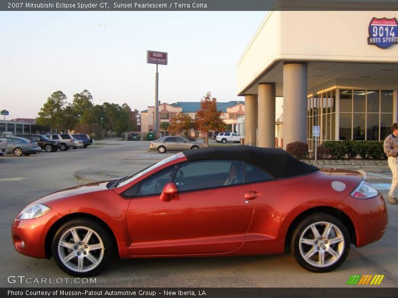Sunset Pearlescent / Terra Cotta 2007 Mitsubishi Eclipse Spyder GT