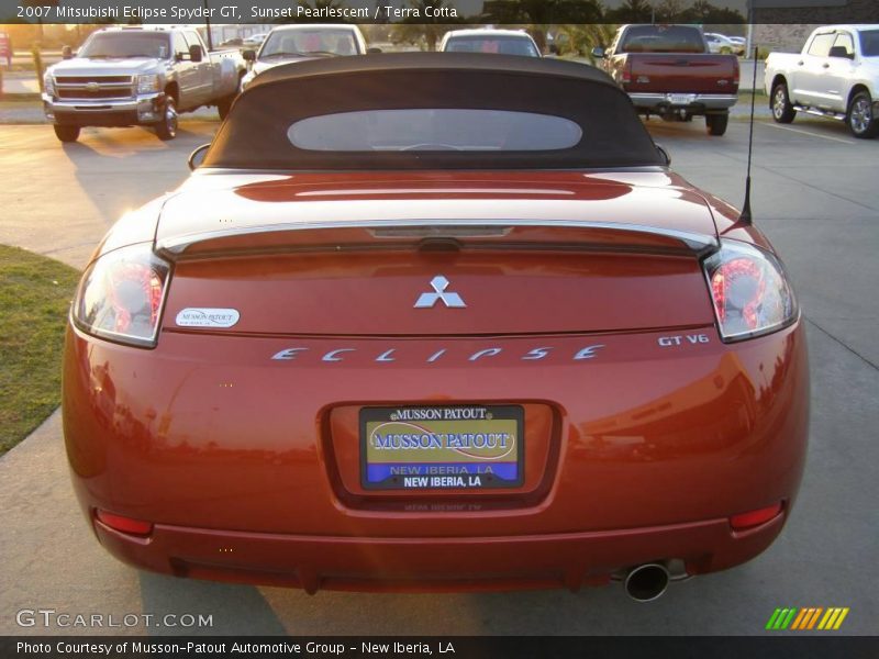 Sunset Pearlescent / Terra Cotta 2007 Mitsubishi Eclipse Spyder GT