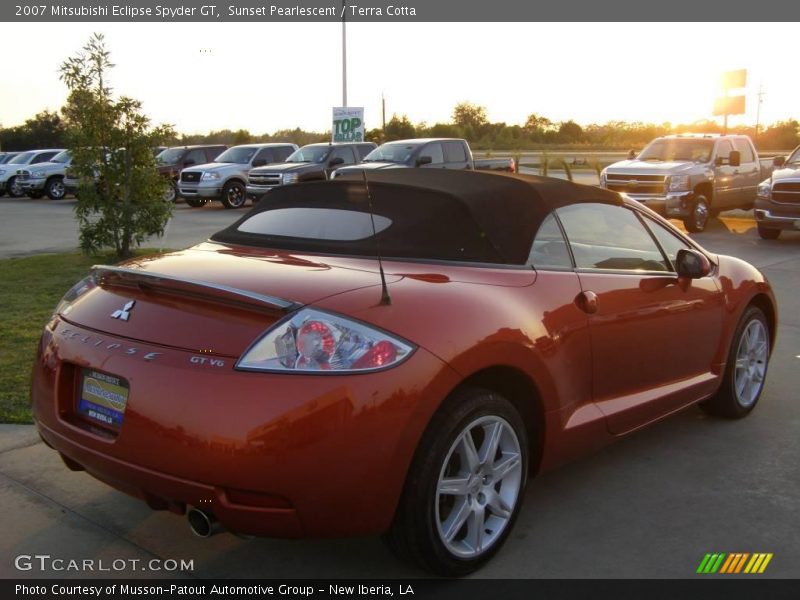 Sunset Pearlescent / Terra Cotta 2007 Mitsubishi Eclipse Spyder GT