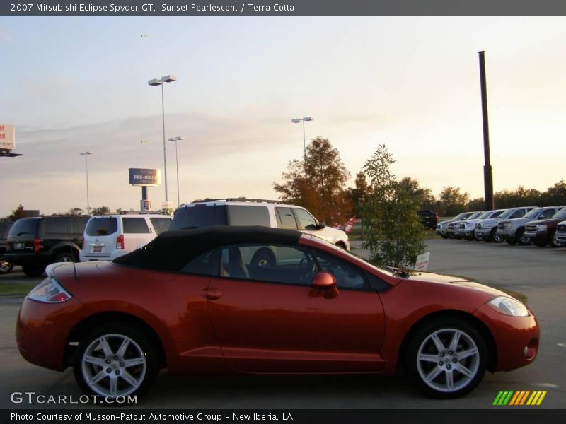 Sunset Pearlescent / Terra Cotta 2007 Mitsubishi Eclipse Spyder GT