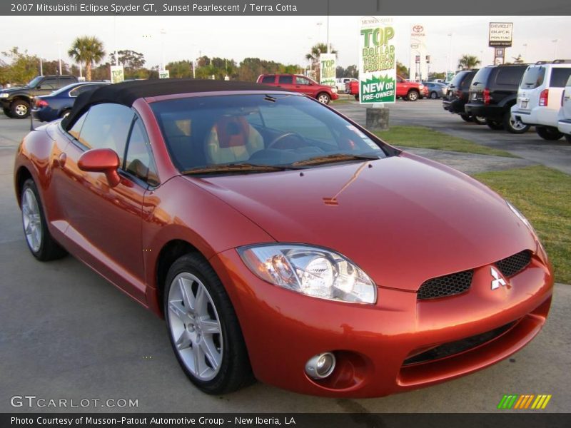 Sunset Pearlescent / Terra Cotta 2007 Mitsubishi Eclipse Spyder GT