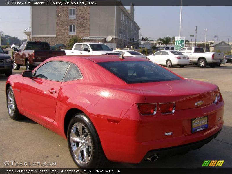 Victory Red / Black 2010 Chevrolet Camaro LS Coupe