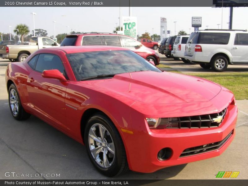 Victory Red / Black 2010 Chevrolet Camaro LS Coupe