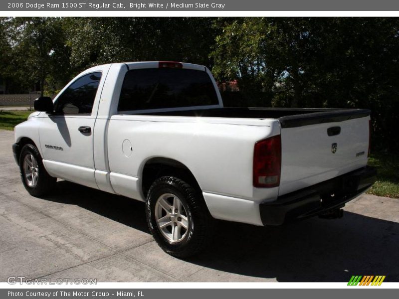 Bright White / Medium Slate Gray 2006 Dodge Ram 1500 ST Regular Cab