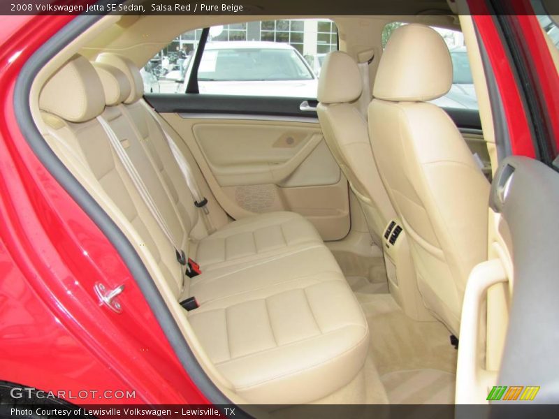 Salsa Red / Pure Beige 2008 Volkswagen Jetta SE Sedan