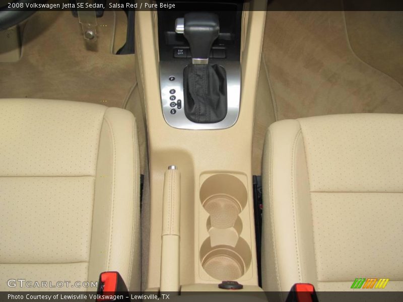 Salsa Red / Pure Beige 2008 Volkswagen Jetta SE Sedan