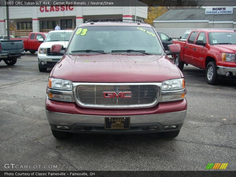 Garnet Red Metallic / Neutral/Shale 2003 GMC Yukon SLT 4x4