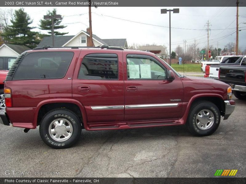 Garnet Red Metallic / Neutral/Shale 2003 GMC Yukon SLT 4x4