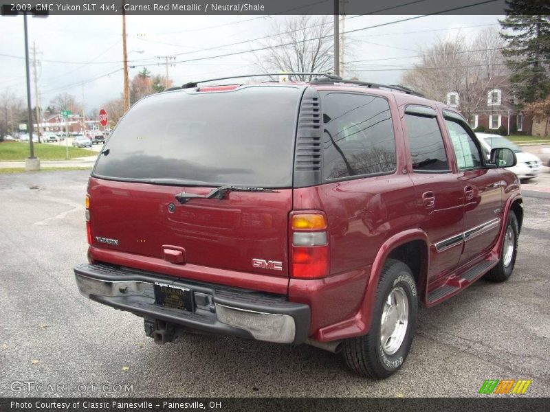 Garnet Red Metallic / Neutral/Shale 2003 GMC Yukon SLT 4x4