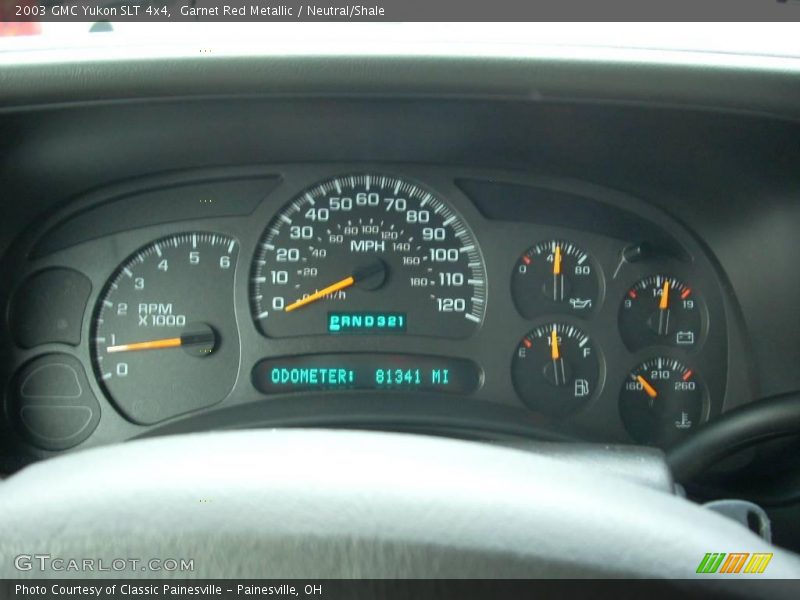 Garnet Red Metallic / Neutral/Shale 2003 GMC Yukon SLT 4x4