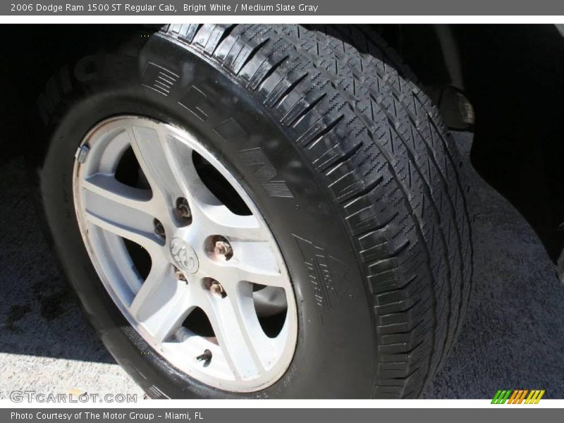 Bright White / Medium Slate Gray 2006 Dodge Ram 1500 ST Regular Cab