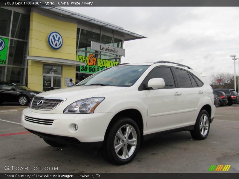 Crystal White / Ivory 2008 Lexus RX 400h Hybrid