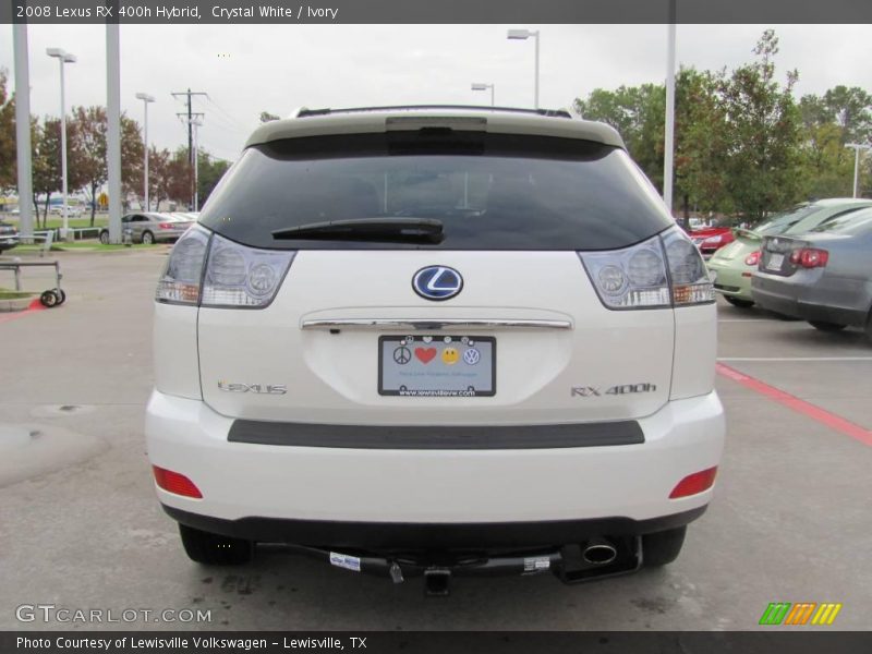 Crystal White / Ivory 2008 Lexus RX 400h Hybrid