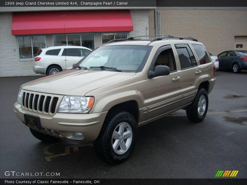 Champagne Pearl / Camel 1999 Jeep Grand Cherokee Limited 4x4