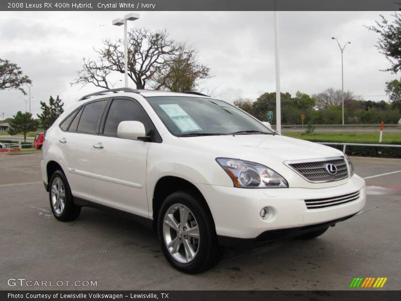 Crystal White / Ivory 2008 Lexus RX 400h Hybrid