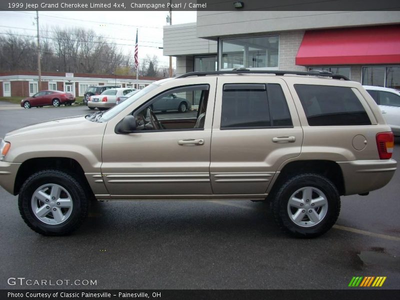 Champagne Pearl / Camel 1999 Jeep Grand Cherokee Limited 4x4