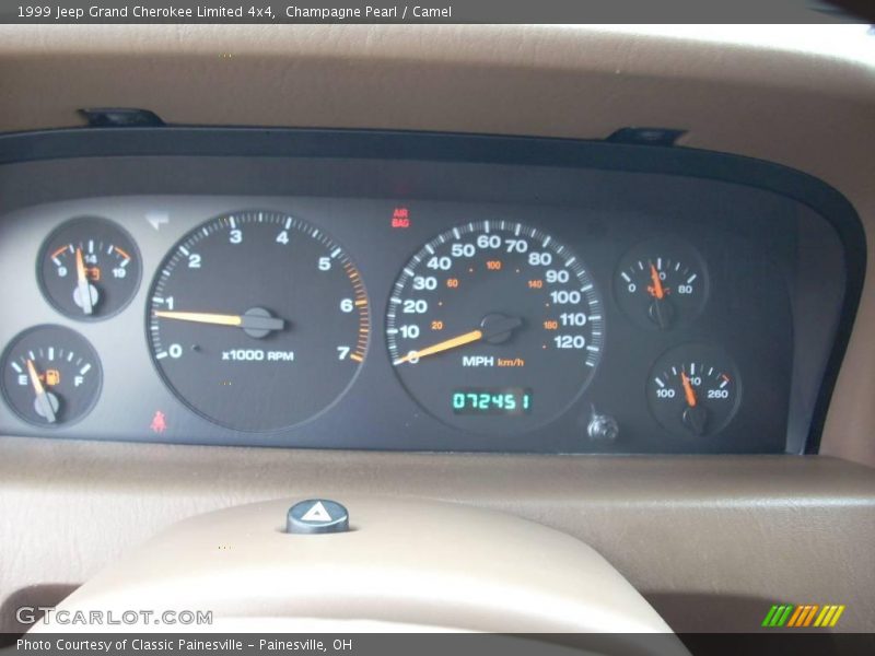 Champagne Pearl / Camel 1999 Jeep Grand Cherokee Limited 4x4