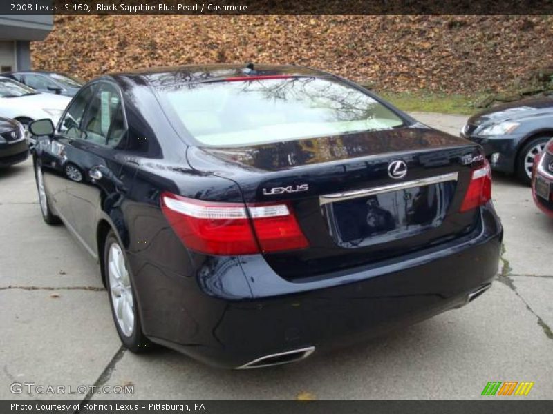 Black Sapphire Blue Pearl / Cashmere 2008 Lexus LS 460