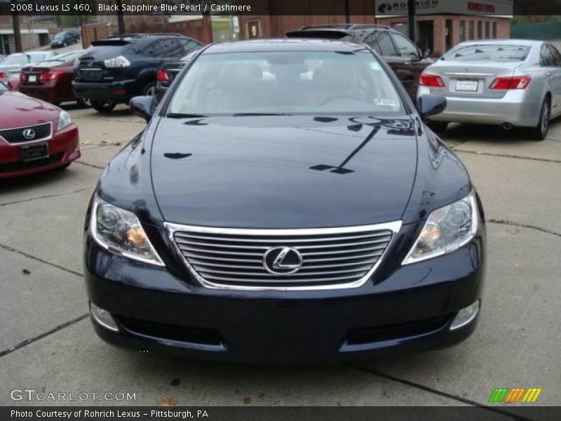 Black Sapphire Blue Pearl / Cashmere 2008 Lexus LS 460