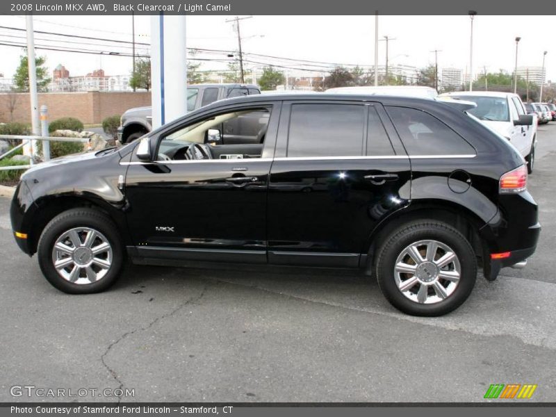 Black Clearcoat / Light Camel 2008 Lincoln MKX AWD