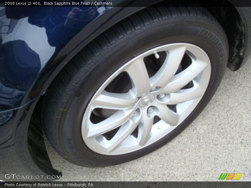 Black Sapphire Blue Pearl / Cashmere 2008 Lexus LS 460