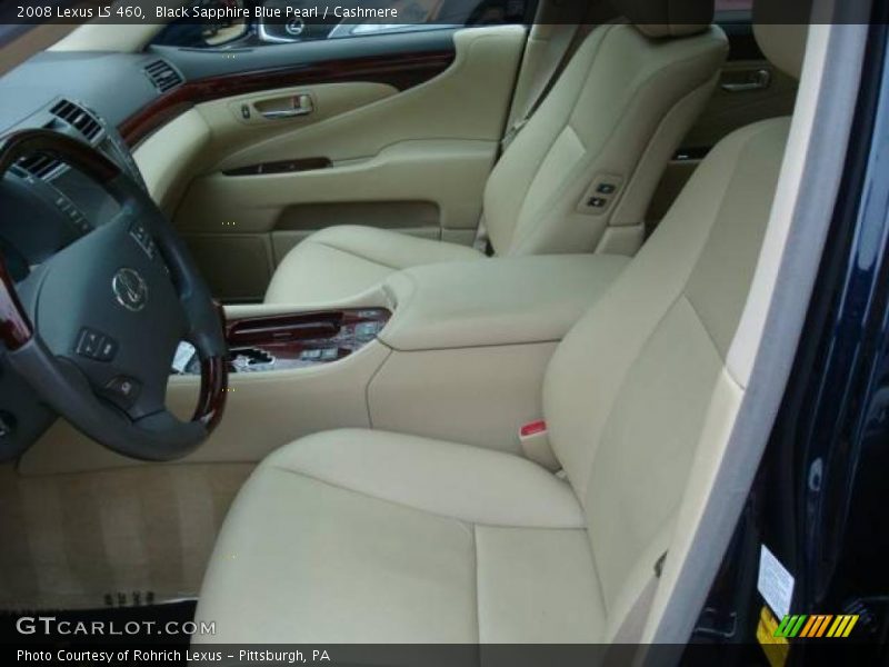 Black Sapphire Blue Pearl / Cashmere 2008 Lexus LS 460