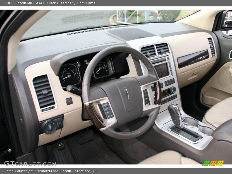 Black Clearcoat / Light Camel 2008 Lincoln MKX AWD