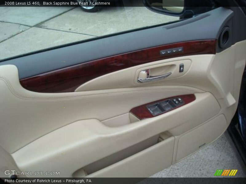 Black Sapphire Blue Pearl / Cashmere 2008 Lexus LS 460