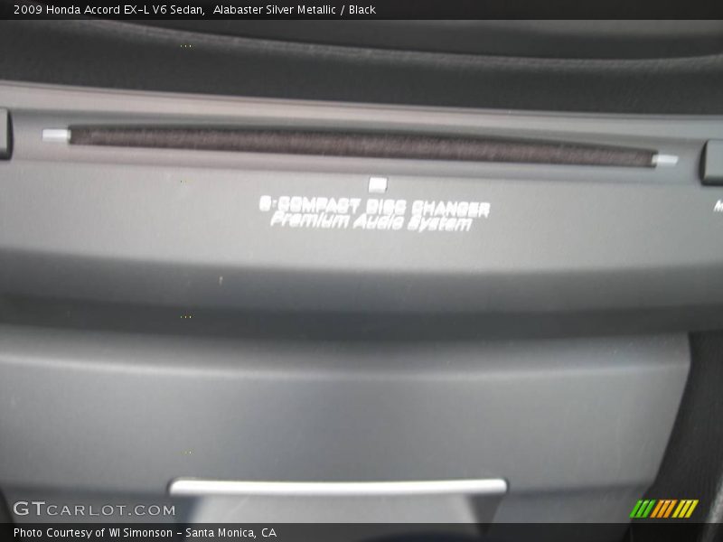 Alabaster Silver Metallic / Black 2009 Honda Accord EX-L V6 Sedan